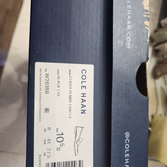 Women's Cole Haan Black Leather Slip-On Loafers 10.5 B. - new - Picture 8 of 8